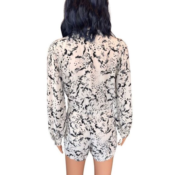 Fifteen Twenty Animal Print Romper - Picture 6 of 7
